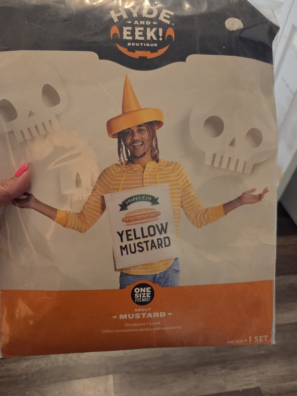 Yellow Mustard Adult Costume - Yellow